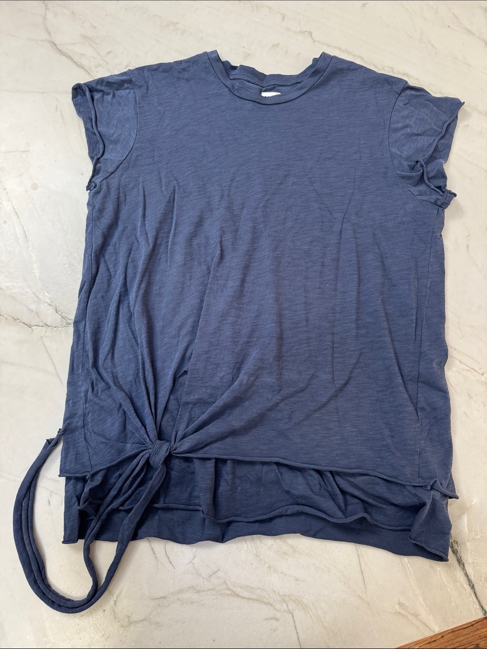 NSF T Shirt Tie Top